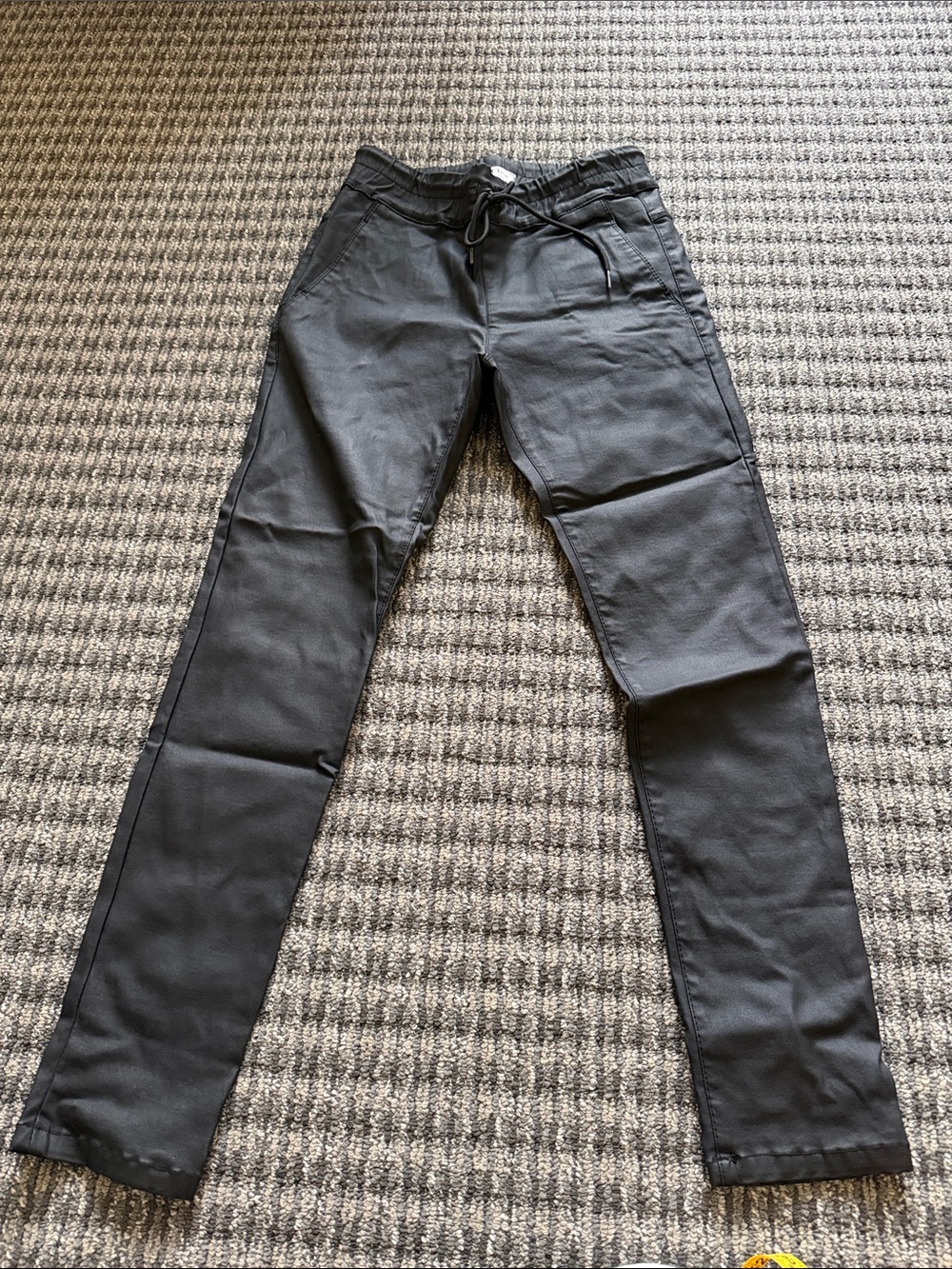 BEVY FLOG Black Skinny Drawstring Jeans